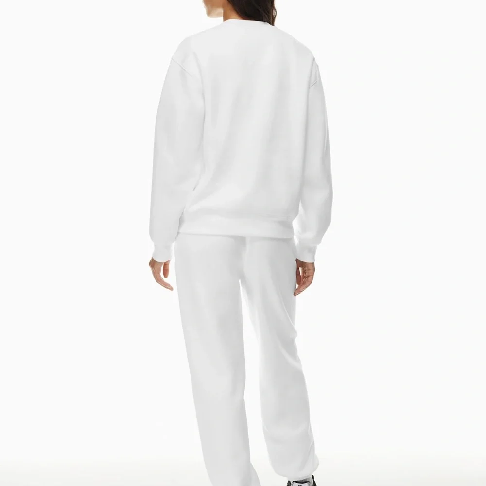 Aritzia Tna Cozy Fleece Perfect Crew Sweatshirt - Picture 8 of 8